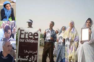خانواده های اسیران اشرف در نهمین ماه تحصن
