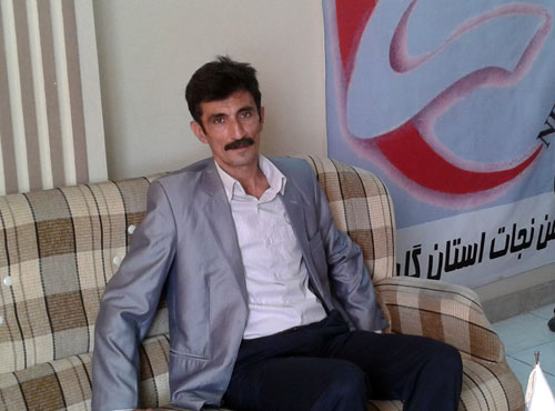 حضور خانواده علی اکبر هاشمی یکی دیگر از زندانیان فرقه رجوی