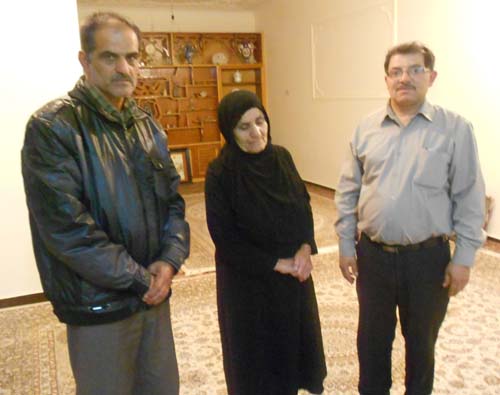 عیادت اعضای انجمن نجات خوزستان از آقای شمس الله کنعانی در ماهشهر