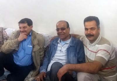 دیداراعضای انجمن نجات خوزستان با خانواده رضا، فرح و شهناز جدیدیان