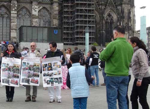 MKO ex-members protest action in Cologne