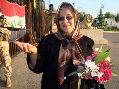 The families have established a small camp of their own to out-wait the Mojahedin’s stubborn refusal to comply with their simple request.