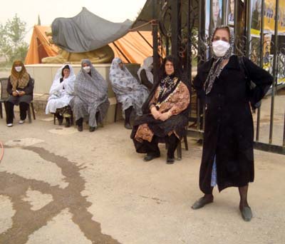 Picketing families at Camp Ashraf remain cheerful and optimistic