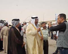 Iraqi tribes' representatives meet with families of Ashraf residents