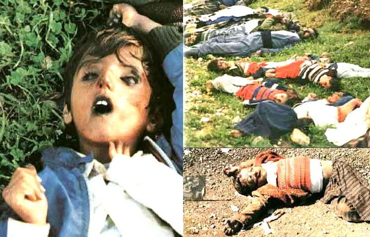 رجوی و صدام حسین، فاجعه آفرینان نسل کشی اکراد در حلبچه