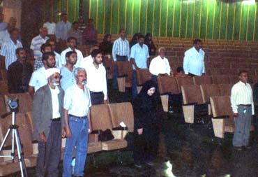 On Friday, 8th May families of MKO members held a meeting in Ahwaz at Aftab Hall.