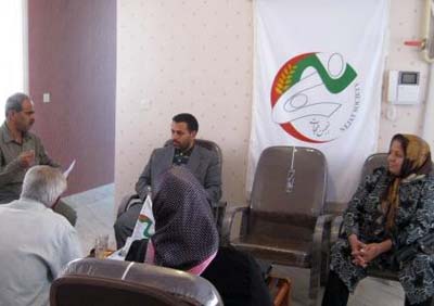 families of MKO members meeting in Arak