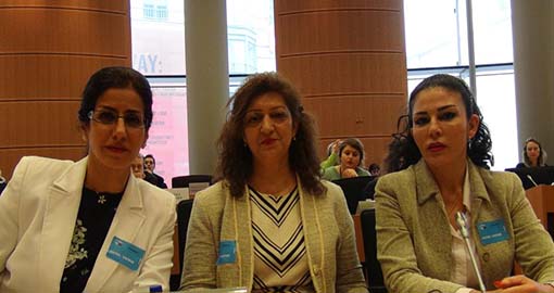 Iran-Zanan members at the EU Parliament