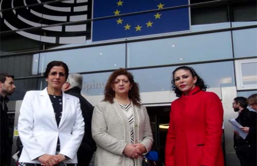 Iran-Zanan members at the EU Parliament