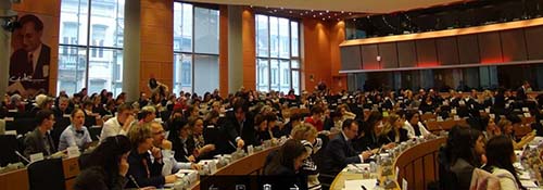 Iran-Zanan members at the EU Parliament