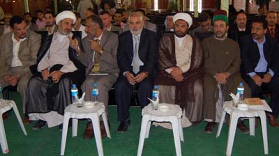 ندوه حواریه بکربلاء تحت شعار فرض القانون وطرد منظمة مجاهدي خلق الارهابیه