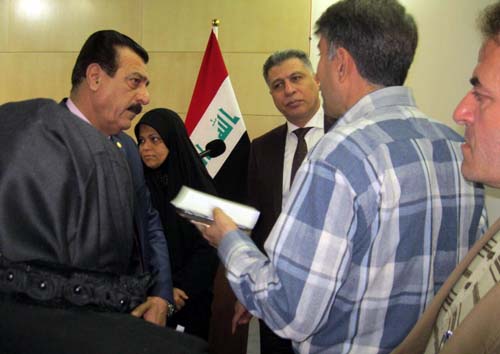 TTL residents' families at Iraqi Parliament