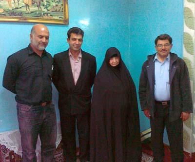 Nejat Society Khuzestan Branch visit families of Ashraf captives