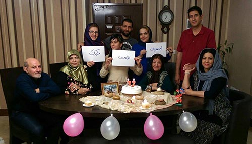 Iranpur family celebrate Ahmadreza’s birthday who is held hostage by the MKO Cult