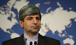 Iran's Foreign Ministry Spokesman Ramin Mehman-Parast