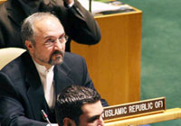 Iran's Permanent UN Ambassador Mohammad Khazaei