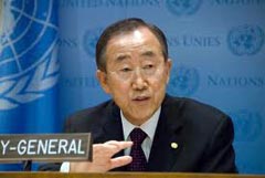 Ban Ki-moon to resolve situation of residents of Camp Liberty