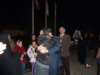 Sadeq Khavari escaped Camp Ashraf and joined his family