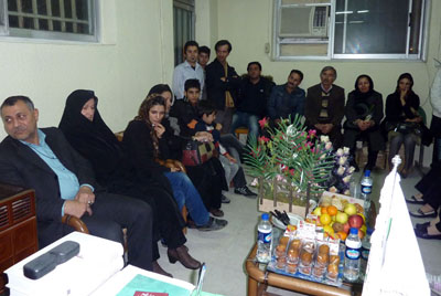Sadeq Khavari escaped Camp Ashraf and joined his family