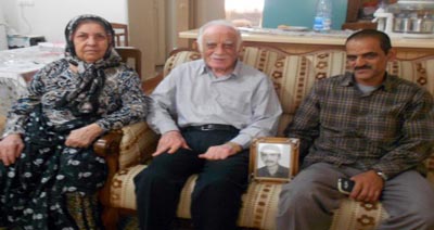 دیدار اعضای انجمن نجات خوزستان با خانواده مهران دژن از اسیران دربند فرقه رجوی