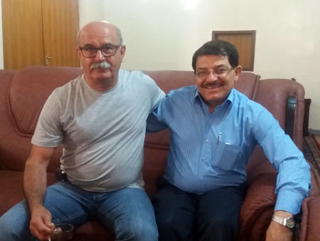 دیدار اعضای انجمن نجات خوزستان با آقای جلال جلالی در شهرستان مسجد سلیمان