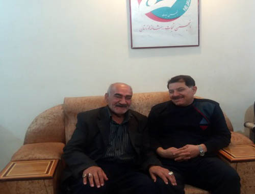 حضور آقای عباس اسدی در دفتر انجمن نجات شعبه خوزستان